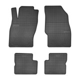 Set covorase cauciuc 4 piese BASIC, fata/spate negru, potrivit OPEL ADAM, CORSA D 07.06-02.19, Liftback