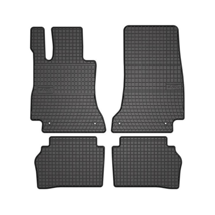 Set covorase cauciuc 4 piese BASIC, fata/spate negru, potrivit MERCEDES E T-MODEL (S213), E (W213) 01.16- / break