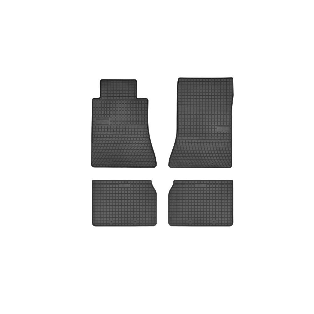 Set covorase cauciuc 4 piese BASIC, fata/spate negru, potrivit MERCEDES E (W124) 06.93-06.95 / break