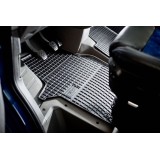 Set covorase cauciuc 4 piese BASIC, fata/spate negru, potrivit MERCEDES E (W124) 06.93-06.95 / break