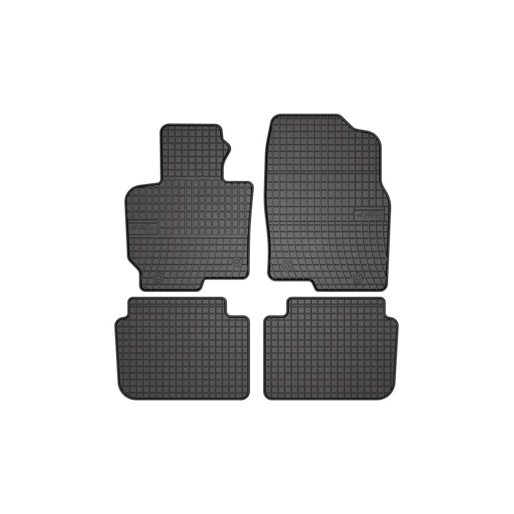 Set covorase cauciuc 4 piese BASIC, fata/spate negru, potrivit MAZDA CX-5 11.11-02.17, SUV