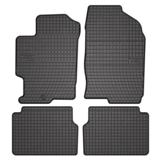 Set covorase cauciuc 4 piese BASIC, fata/spate negru, potrivit MAZDA 6 01.02-02.08, break