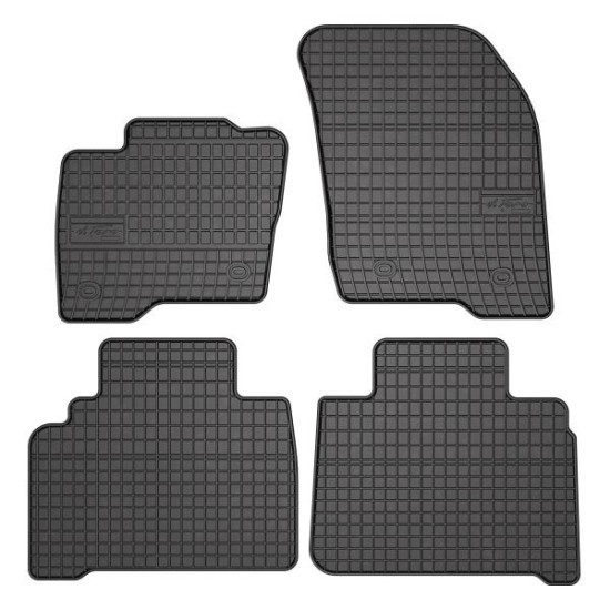 Set covorase cauciuc 4 piese BASIC, fata/spate negru, potrivit FORD S-MAX 01.15-, Van
