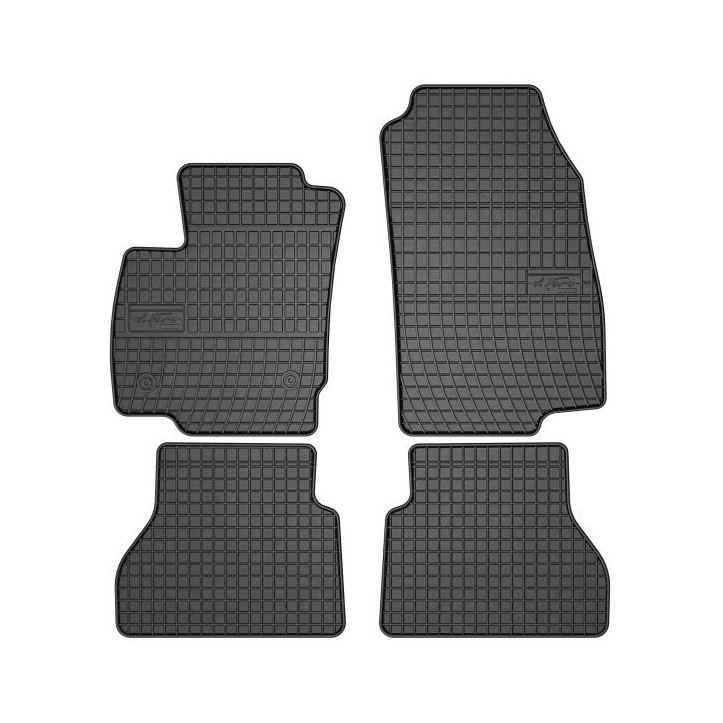 Set covorase cauciuc 4 piese BASIC, fata/spate negru, potrivit FORD B-MAX 10.12-, Van