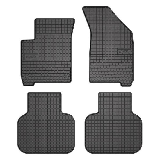 Set covorase cauciuc 4 piese BASIC, fata/spate negru, potrivit DODGE JOURNEY, FIAT FREEMONT 06.08-, break / SUV