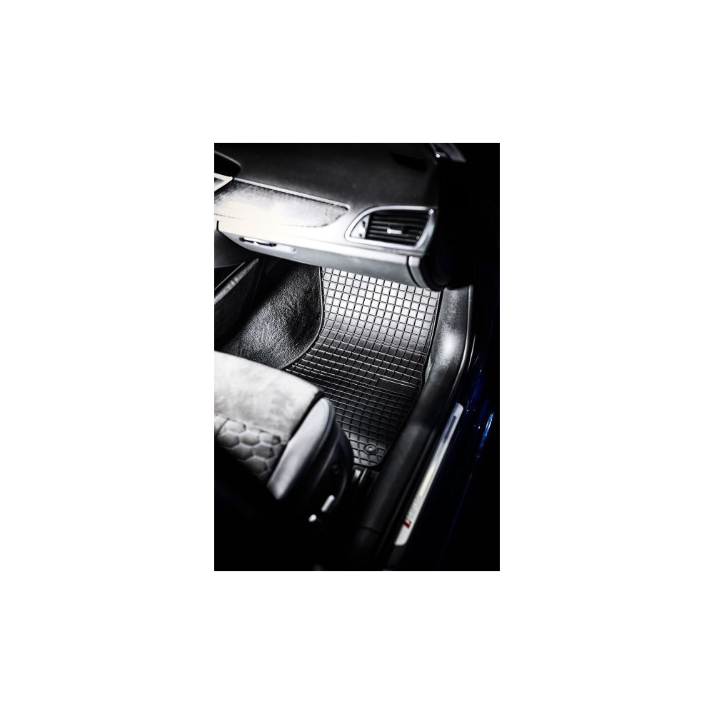 Set covorase cauciuc 4 piese BASIC, fata/spate negru, potrivit DAEWOO LANOS 02.97- / Van