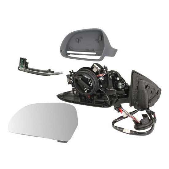 Oglinda stanga electrica, asferic, incalzita, grunduita AUDI A3 intre 2008-2012