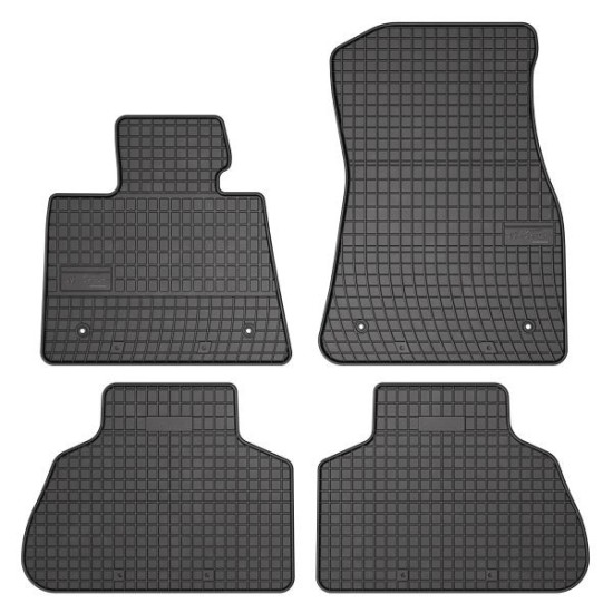 Set covorase cauciuc 4 piese BASIC, fata/spate negru, potrivit BMW X5 (G05, F95) 08.18-, SUV