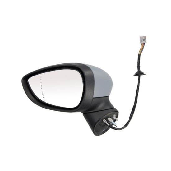 Oglinda stanga electrica, asferic, incalzita, grunduita, pliabila electric intre 2013-2017