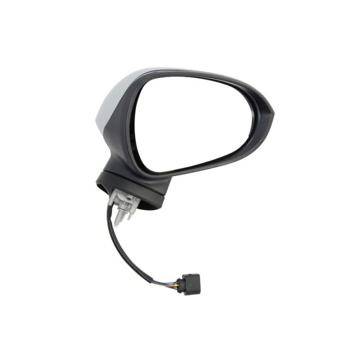 Oglinda dreapta electrica incalzita, crom, grunduita, pliabila electric SEAT LEON intre 2009-2012