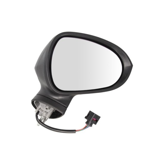 Oglinda dreapta electrica crom, pliabila electric SEAT LEON intre 2009-2012