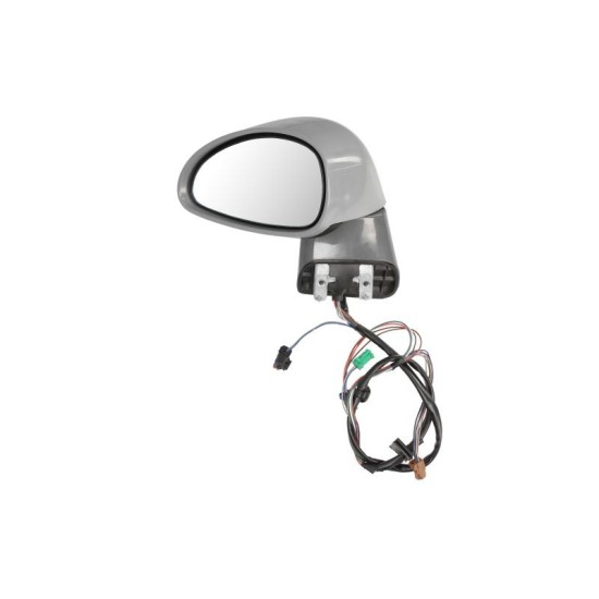 Oglinda stanga electrica, asferic, incalzita, albastra, grunduita, pliabila electric CITROEN C4 I intre 2004-2009