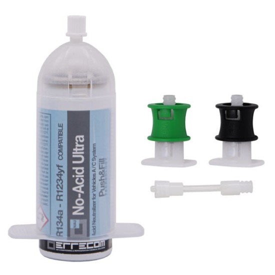 Solutie sistem aer conditionat 0,006l, neutralizare acid NO-ACID ULTRA cu adaptori