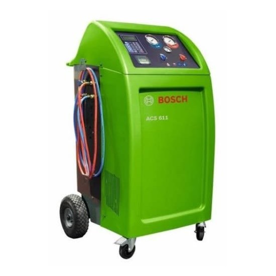 Statie incarcat AC automata BOSCH ACS 611, functionare cu: R134a, autoturisme/camioane (hibride: NU) (convertibil pt 1234yf: