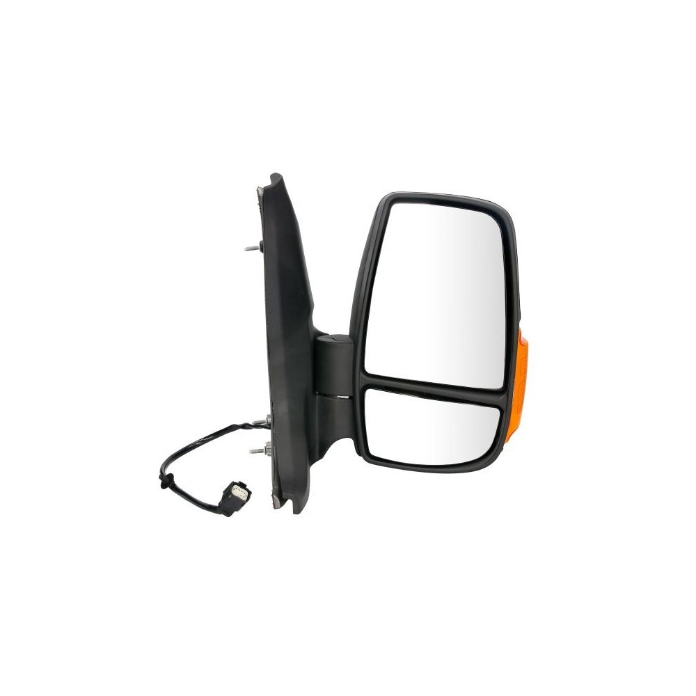 Oglinda dreapta electrica incalzita, crom, scurt FORD TRANSIT dupa 2013