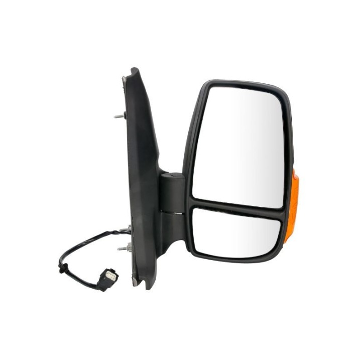Oglinda dreapta electrica incalzita, crom, scurt FORD TRANSIT dupa 2013