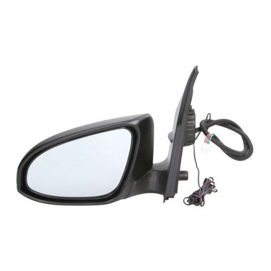 Oglinda stanga electrica incalzita, grunduita, pliabila electric CITROEN C1, PEUGEOT 108, TOYOTA AYGO dupa 2014