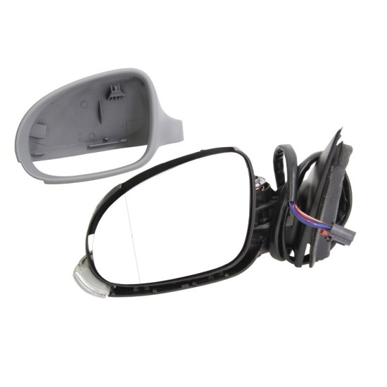 Oglinda stanga electrica, asferic, incalzita, grunduita, pliabila electric VW PASSAT intre 2005-2010