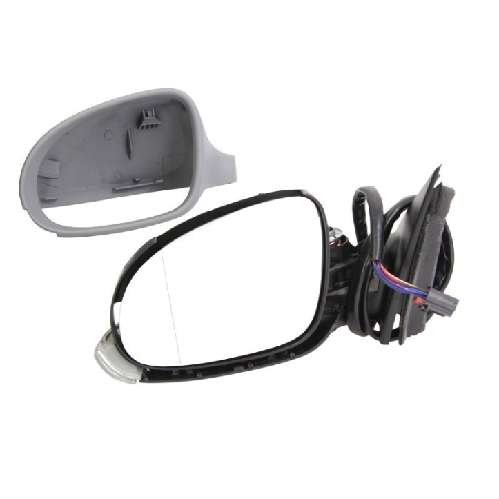 Oglinda stanga electrica, asferic, incalzita, grunduita, pliabila electric VW PASSAT intre 2005-2010
