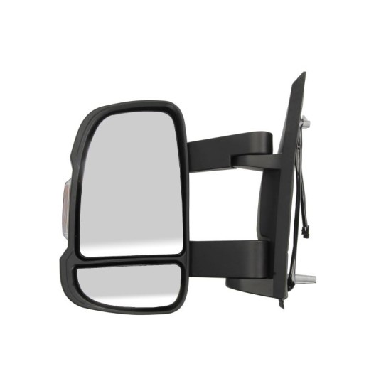 Oglinda stanga electrica incalzita, crom, mediu CITROEN JUMPER, FIAT DUCATO, PEUGEOT BOXER intre 2006-2014