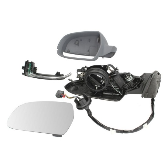 Oglinda stanga electrica, asferic, incalzita, grunduita AUDI A3 intre 2008-2012