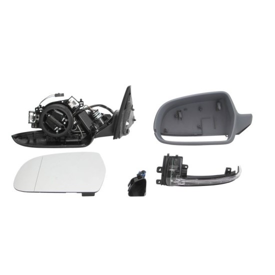 Oglinda stanga electrica, asferic, incalzita, grunduita AUDI A5 dupa 2007