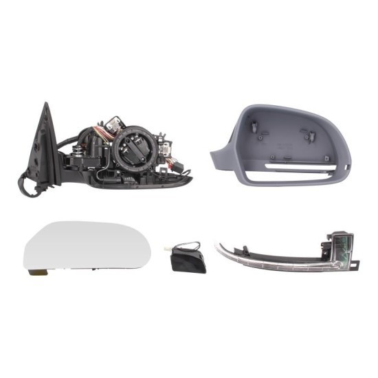 Oglinda dreapta electrica, asferic, incalzita, grunduita AUDI A6, A6 ALLROAD intre 2008-2011