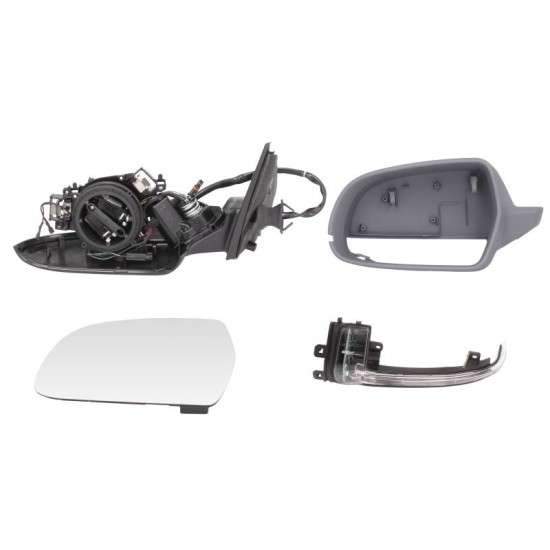 Oglinda stanga electrica, asferic, incalzita, grunduita AUDI A4 intre 2011-2016