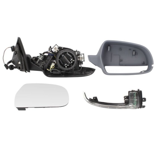 Oglinda dreapta electrica, asferic, incalzita, grunduita, pliabila electric AUDI A5 dupa 2007