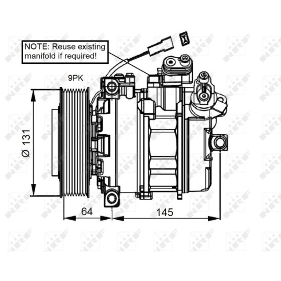 Compresor aer conditionat AC potrivit MERCEDES AXOR, AXOR 2 01.02-