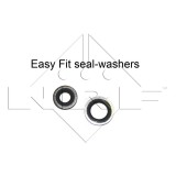 Radiator AC condensator cu uscator potrivit ALFA ROMEO 159, BRERA, SPIDER 1.8-3.2 06.05-12.12