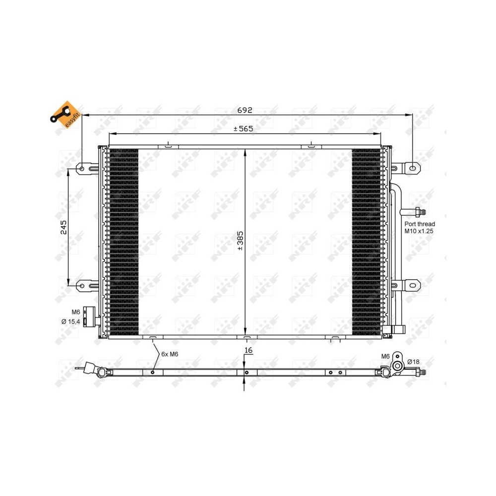 Radiator AC condensator AUDI A4 (8EC) 3.0 TDI QUATTRO