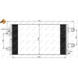 Radiator AC condensator BUS RENAULT MASTER III (JD) 2.5 DCI