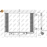 Radiator AC condensator Mercedes A-Class W169 04 -