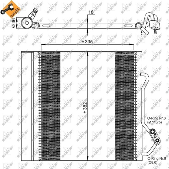 Radiator AC condensator SMART CITY-COUPE (MC01) 0.6 (S1CLB1)