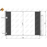 Radiator AC condensator TOYOTA AURIS 1.4 D-4D