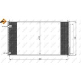 Radiator AC condensator TOYOTA AURIS 2.0 D-4D