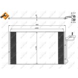 Radiator AC condensator VOLVO S40 II (MS) 2.4